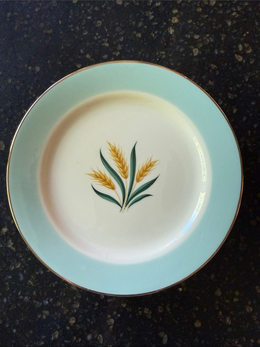 International Viking - vintage wheat pattern - dessert plate - set of 5